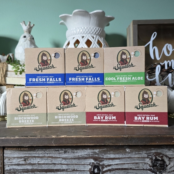 Dr. Squatch Natural Soap Variety Pack X7 - Picture 1 of 2
